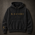 Men’s Vintage Washed Hoodie- Wash Black